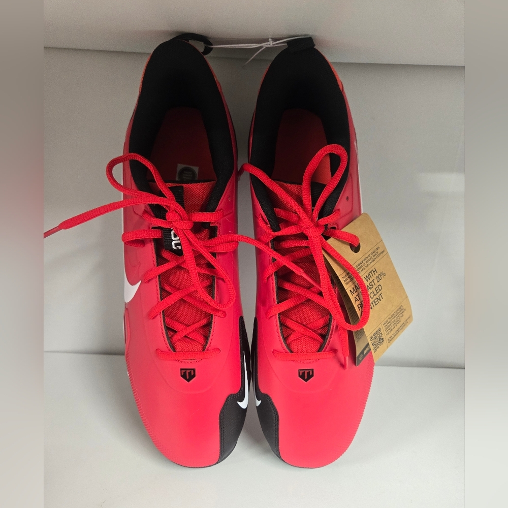 Size 11.5 Men’s Nike Baseball Cleats Force Trout 9 Keystone Red White FB9728-600